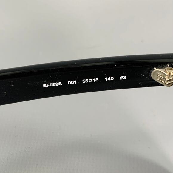 SALVATORE FERRAGAMO Black Acetate Sunglasses main image 5